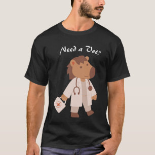 Funny Veterinarian Humor Animal Care Quote T-Shirt