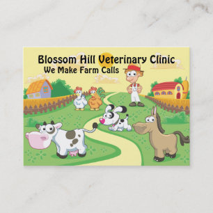 Funny Veterinary Business Card
