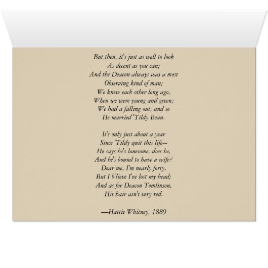 Funny Victorian card (Inside Horizontal (Bottom))