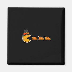 Funny Video Game Eating Turkey Thanksgiving Gamer Magnet
