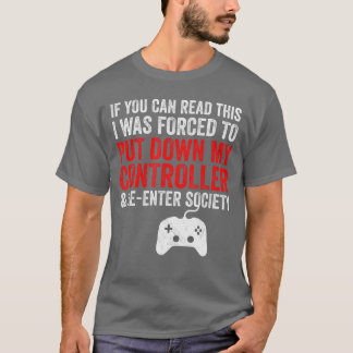 Funny Video Game Gift for Gamer Computer Gaming Jo T-Shirt