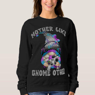 Funny Video Game Gnome Gamer Gaming Mom Sweatshirt