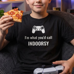 Funny Video Game Quote - Introvert Gamer Humor T-Shirt
