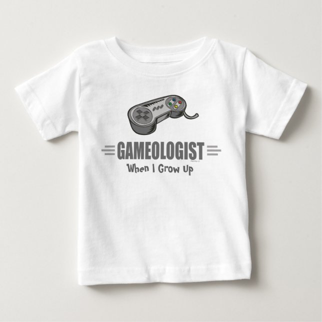 Funny Video Gamer Baby T-Shirt (Front)