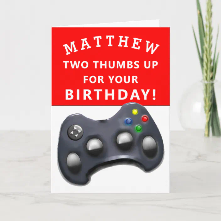 funny video gamer birthday card zazzle com
