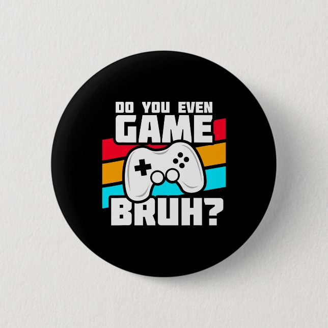 Funny Video Gamer - Pc Console Gaming - Video Game Button (Front)