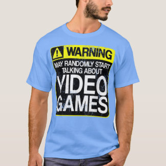 Funny Video Games Console Warning Gaming Computer T-Shirt