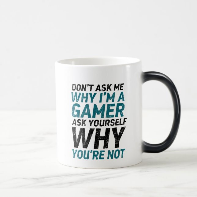 Funny Video Games Mug for Gamer and Geek (Right)