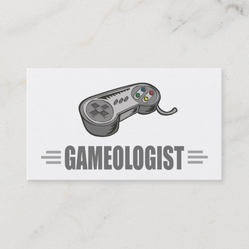 Customizable Funny Video Gaming Business Cards