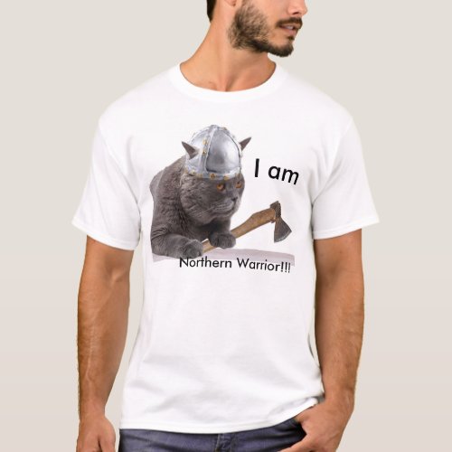 Funny Viking cat T_Shirt