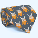 Funny Viking Neck Tie<br><div class="desc">A fun Viking pattern,  perfect for your favorite Scandinavian.  Original art by Nic Squirrell.</div>
