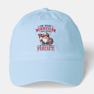Funny Viking/Norwegian Gnome, "I'm Part Norwegian" Hat