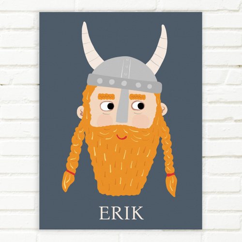 Funny Viking Personalized Poster