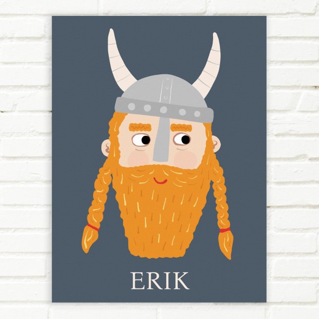 Funny Viking Personalized Poster (Creator Uploaded)