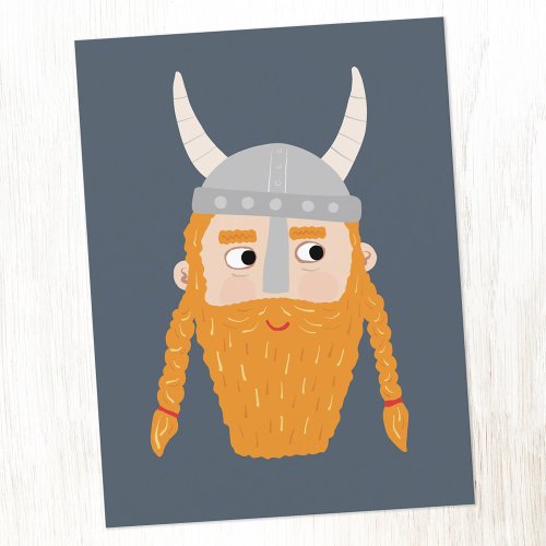 Funny Viking Postcard
