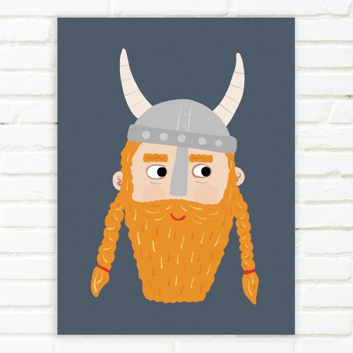 Funny Viking Poster
