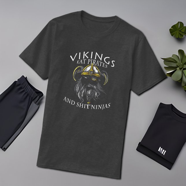 Funny Viking Warrior Scandinavian Humor Valhalla T-Shirt (Creator Uploaded)
