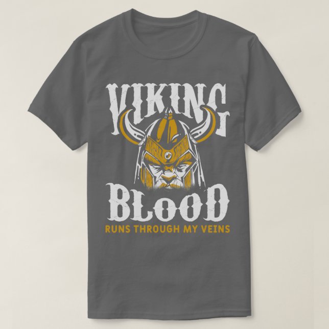 Funny Vikings Gift For A Norse Mythology Lover T-Shirt (Design Front)
