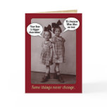 Funny Vintage 1920s Older Sister Birthday Card Funny Vintage 1920s Older Sister Birthday Card