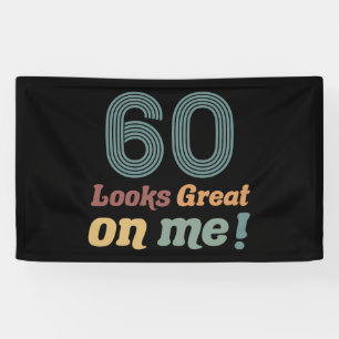 Funny Vintage 60th Birthday Banner