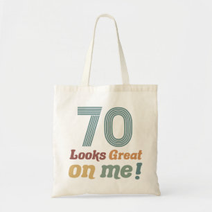 Funny Vintage 70th Birthday Tote Bag