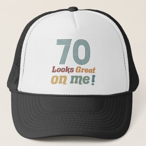 Funny Vintage 70th Birthday Trucker Hat
