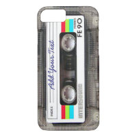 Funny Vintage 80s Retro Music Cassette Tape iPhone 8/7 Case