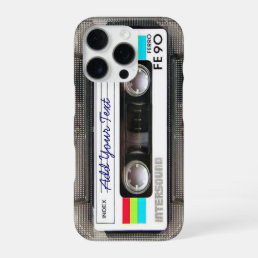 Funny Vintage 80s Retro Music Cassette Tape iPhone 16 Pro Case