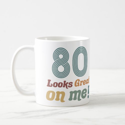 Funny Vintage 80th Birthday Coffee Mug