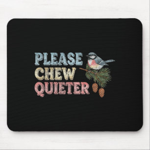 Funny Vintage Bird Nature Bird Watchers Mouse Pad