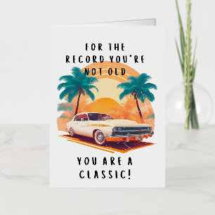 Funny Vintage Birthday Card