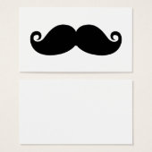 Funny Vintage Black Mustache (Front & Back)