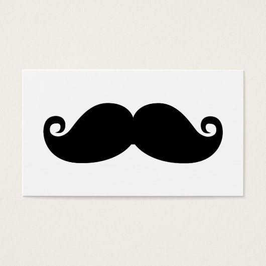Funny Vintage Black Mustache (Front)