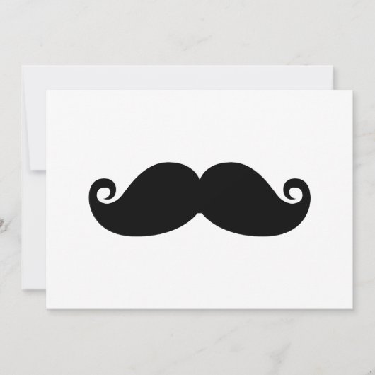 Funny Vintage Black Mustache (Front)