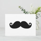 Funny Vintage Black Mustache (Standing Front)