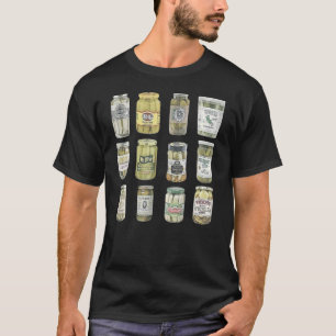 Funny Vintage Canned Pickles Lovers Women Men T-Shirt