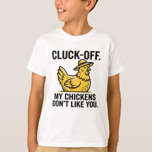 Funny Vintage Cluk Off Chicken Lover Minimalist T-Shirt