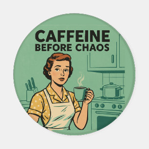 Funny Vintage Coaster Set for Women – Retro Home G