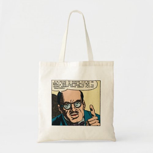Funny Vintage Comics Expose The Truth Fake News Tote Bag