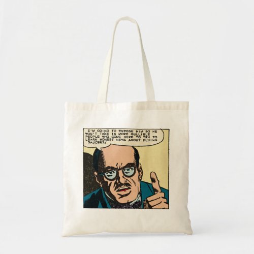 Funny Vintage Comics Expose The Truth Your Text Tote Bag
