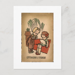 Funny Vintage Dentist Cartoon It's Ears I Think Po Postcard