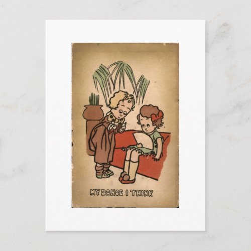 Funny Vintage Dentist Cartoon It's Ears I Think Po Postcard