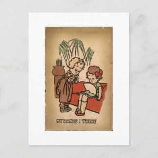 Funny Vintage Dentist Cartoon It's Ears I Think Po Postcard