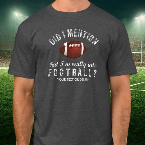 Funny Vintage Football Sports Fanatic Personalized T_Shirt
