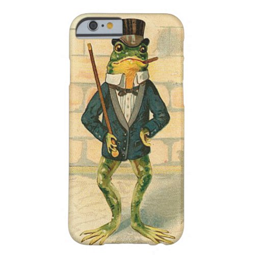 Funny Vintage Frog Barely There iPhone 6 Case