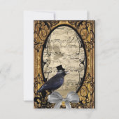 Funny vintage Gothic wedding crow (Front)