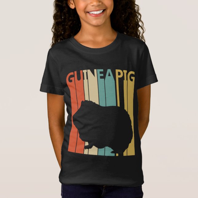 Funny Vintage Guinea Pig T-Shirt (Front)