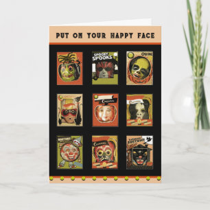 Funny Vintage Halloween Card