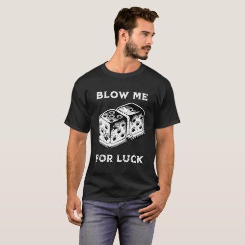 Funny Vintage lucky poker T_shirt