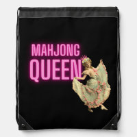 Funny Vintage Mahjong Queen